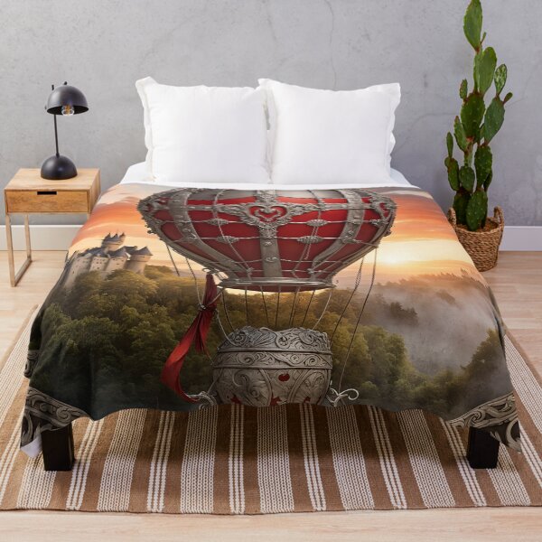 Item preview, Hot Air Balloon over Enchanted Castle designed and sold by ElevationWorks.