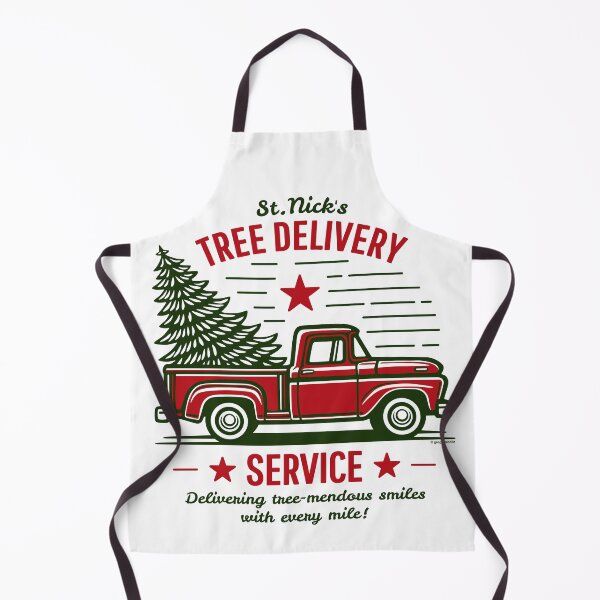 Item preview, St. Nick's Tree Delivery Service designed and sold by Automotive Art by Greg.
