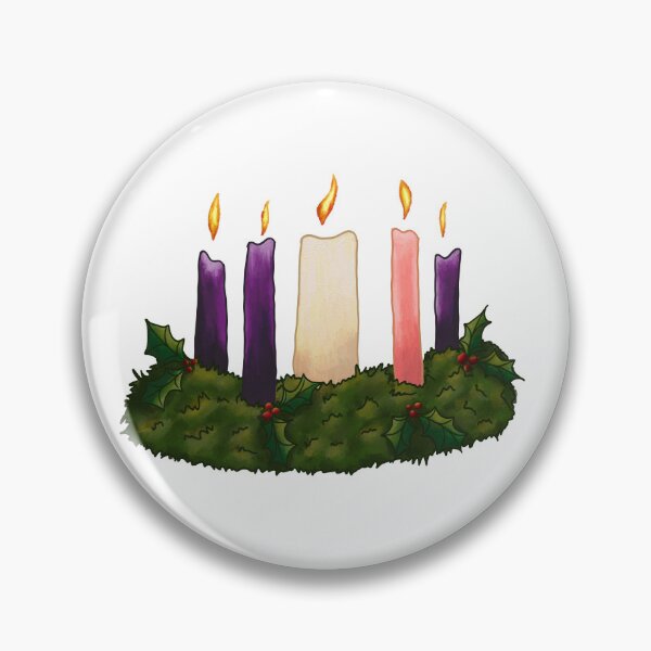 Item preview, advent wreath designed and sold by Cat and Kagagi.