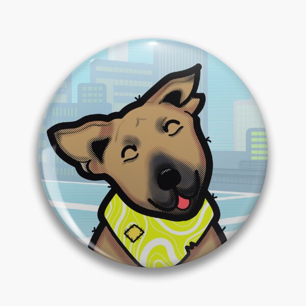 Item preview, Smile dog in the city life  designed and sold by tennstudio.
