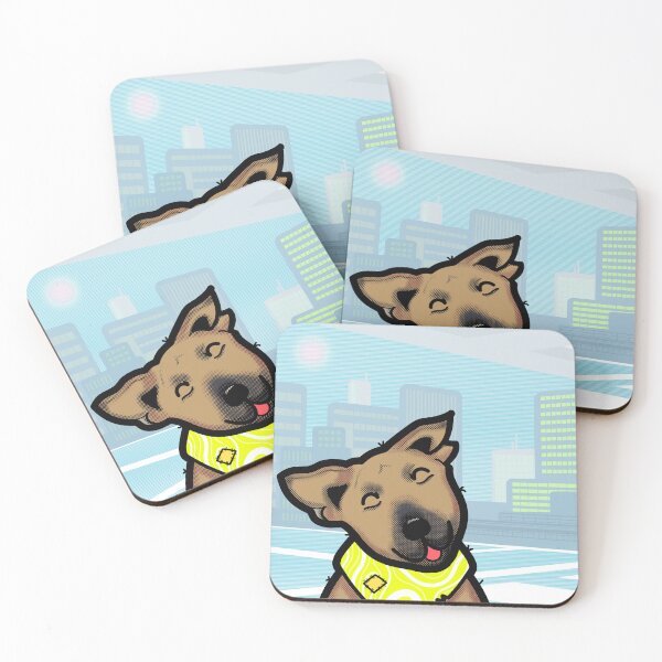 Item preview, Smile dog in the city life  designed and sold by tennstudio.