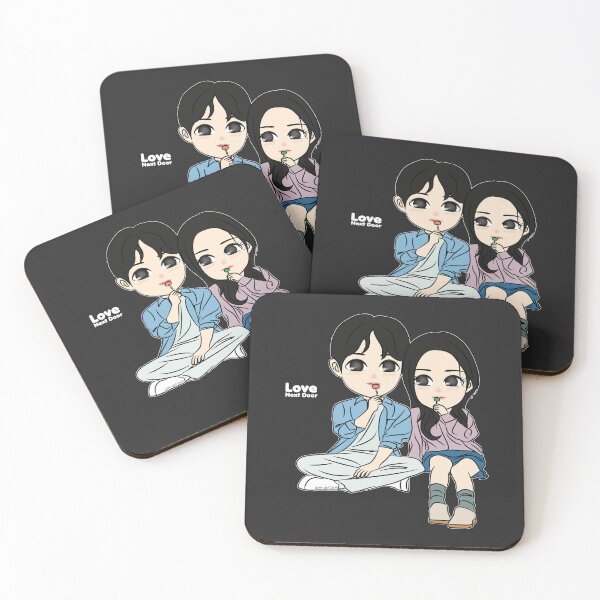 Item preview, KDrama Chibi : Love Next Door (Black Ver) designed and sold by wann23.