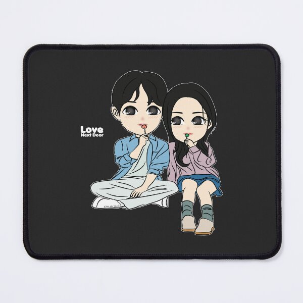 Item preview, KDrama Chibi : Love Next Door (Black Ver) designed and sold by wann23.