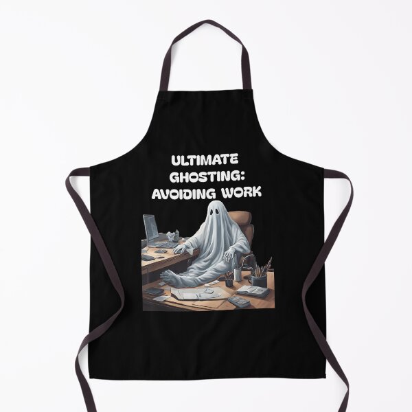 Item preview, Ultimate Ghosting: Avoiding Work - Funny Goth Halloween Humor designed and sold by signshirtz.