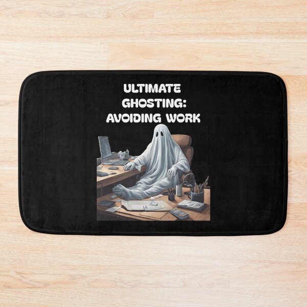 Item preview, Ultimate Ghosting: Avoiding Work -  Funny Goth Halloween Humor designed and sold by signshirtz.