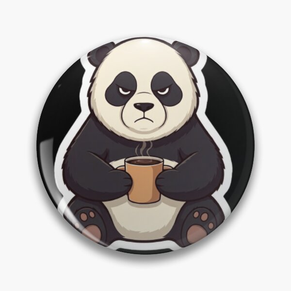 Item preview, Grumpy Panda Coffee designed and sold by StickersRyous.