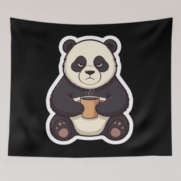 Item preview, Grumpy Panda Coffee designed and sold by StickersRyous.