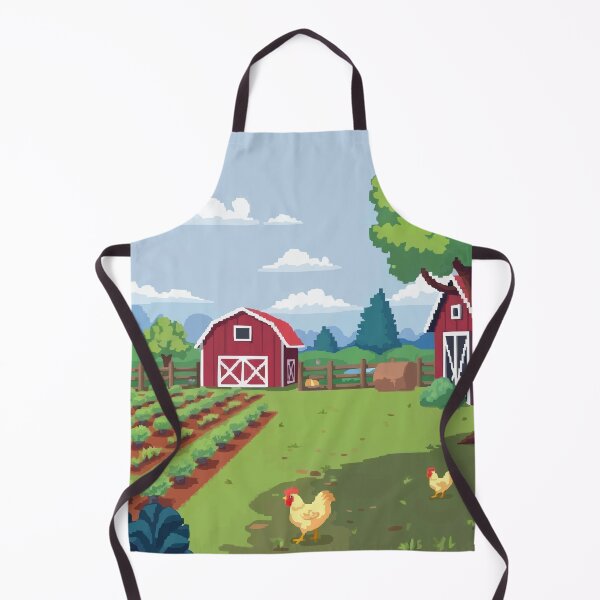 Item preview, Pixel Serenity of the Countryside Farm designed and sold by NaturePixel.