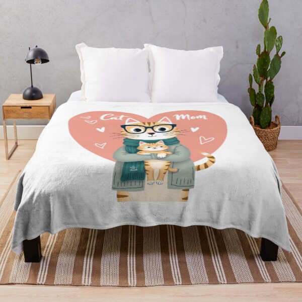 Aperçu de l'œuvre   CATMOM , good quality tshirt ,celebrateteh special bond between a cat and her human créée et vendue par idizayilstore.