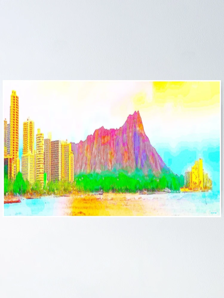 Thumbnail 1 of 3, Poster, Diamond Head In Color VI designed and sold by R-F-B.