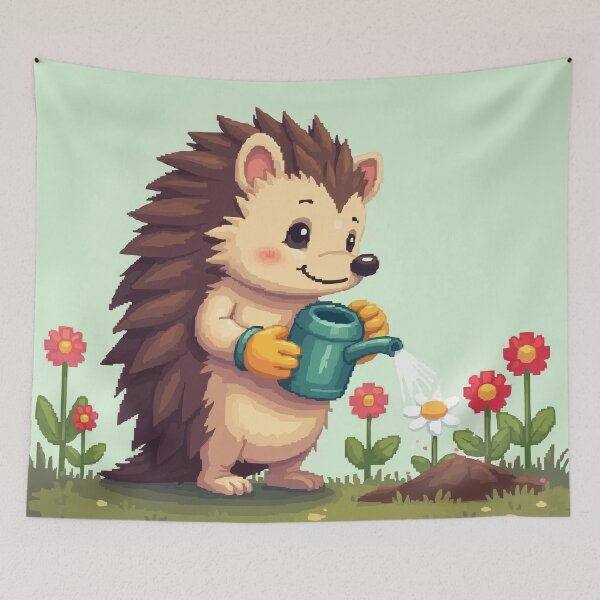 Artikelvorschau, Pixel Gardening mit dem Igel entworfen und verkauft von NaturePixel.