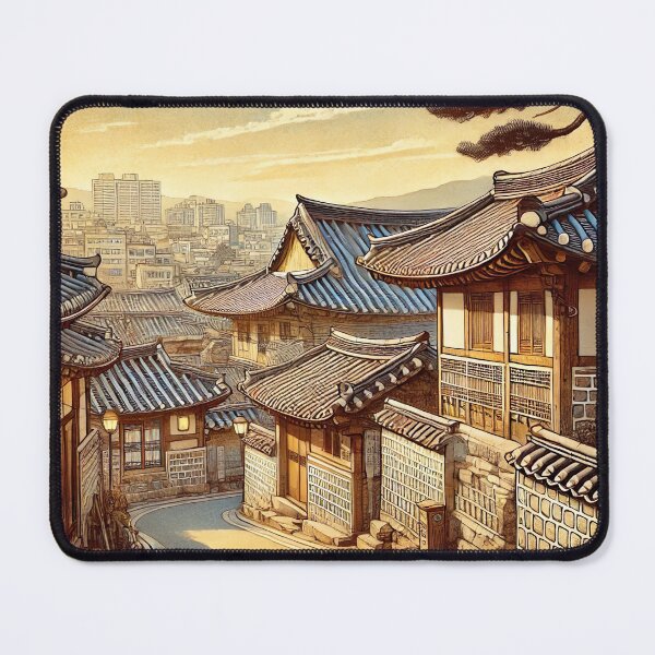Item preview, Seoul Bukchon Hanok Village designed and sold by unrealartwork.