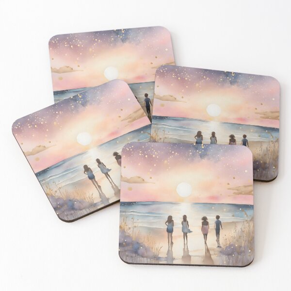 Item preview, Friends at Sunset designed and sold by Shopatmarlow.