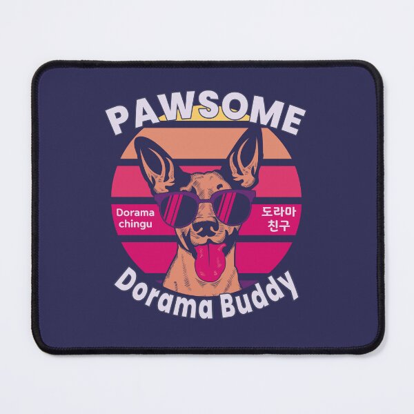 Item preview, Pawsome Dorama Buddy Sunset Dog Art designed and sold by KGlam.