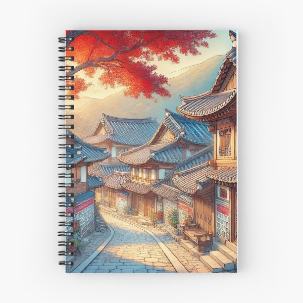 Item preview, Seoul Bukchon Hanok Village designed and sold by unrealartwork.