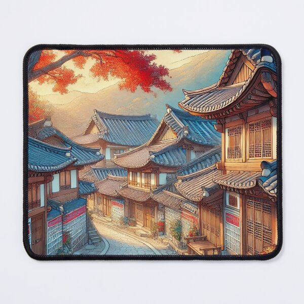 Item preview, Seoul Bukchon Hanok Village designed and sold by unrealartwork.