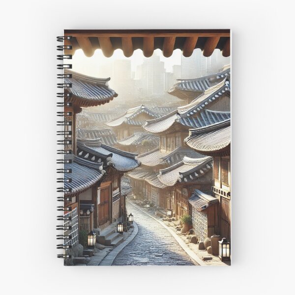 Item preview, Seoul Bukchon Hanok Village designed and sold by unrealartwork.