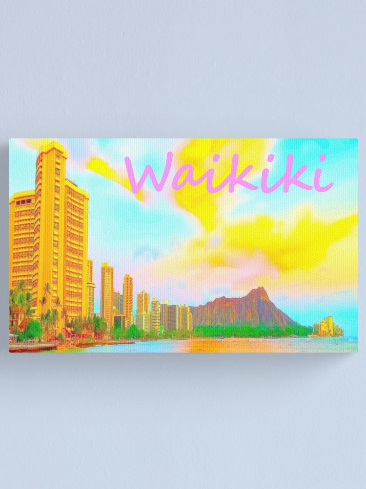 Thumbnail 1 of 3, Canvas Print, Diamond Head In Color IX designed and sold by R-F-B.