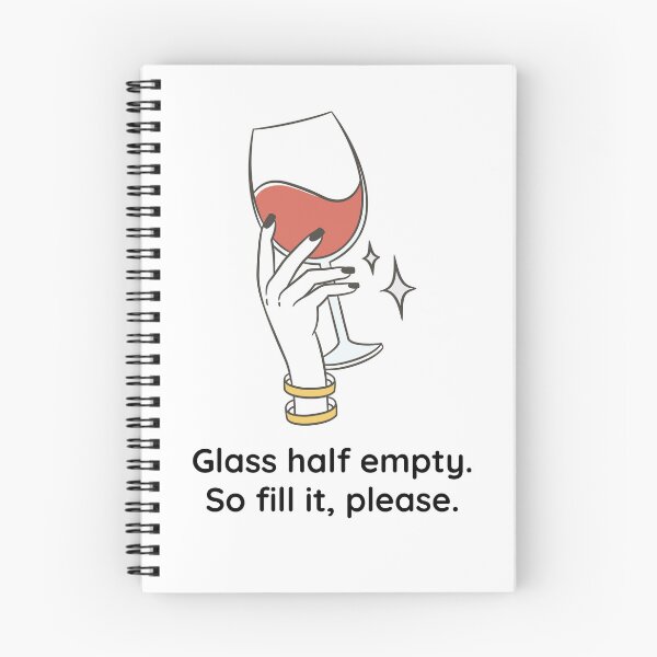 Item preview, Wine glass half full. designed and sold by WhackoDesigns.