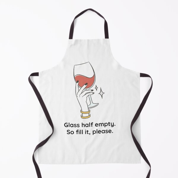 Item preview, Wine glass half full. designed and sold by WhackoDesigns.