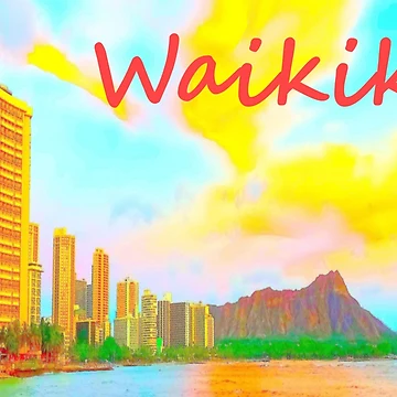 Artwork thumbnail, Diamond Head In Color X by R-F-B