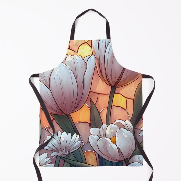 Item preview, Stained Glass of Tulip Glow at Sunrise designed and sold by Cozirlax.
