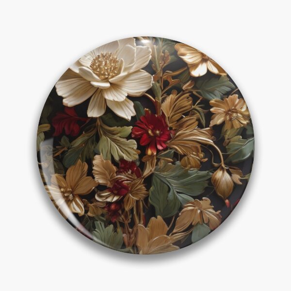 Item preview, Intricate floral relief patterns designed and sold by KilianSzmid.