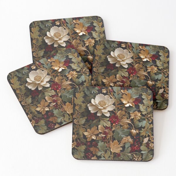 Item preview, Intricate floral relief patterns designed and sold by KilianSzmid.