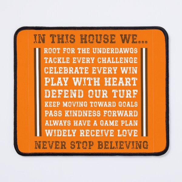 Item preview, In This House We Love Cleveland Football designed and sold by thingularities.
