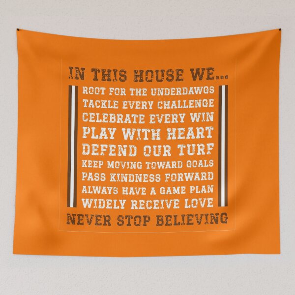 Item preview, In This House We Love Cleveland Football designed and sold by thingularities.