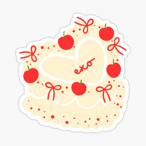 Artikel-Vorschau von EXO Vintage Kirschkuchen, designt und verkauft von simon's  heart ♡.