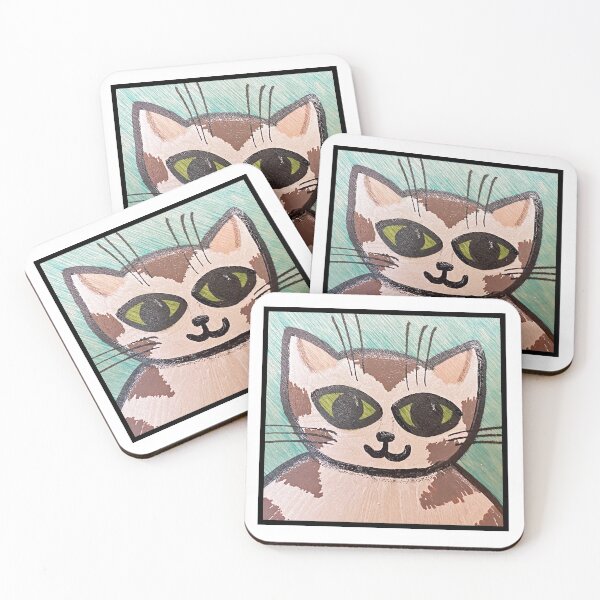 Item preview, Cute Cat #1 designed and sold by ErinBrieArt.