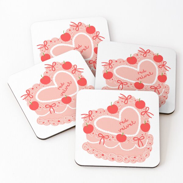 Item preview, RED VELVET Vintage Cherry Cake designed and sold by simon's  heart ♡.