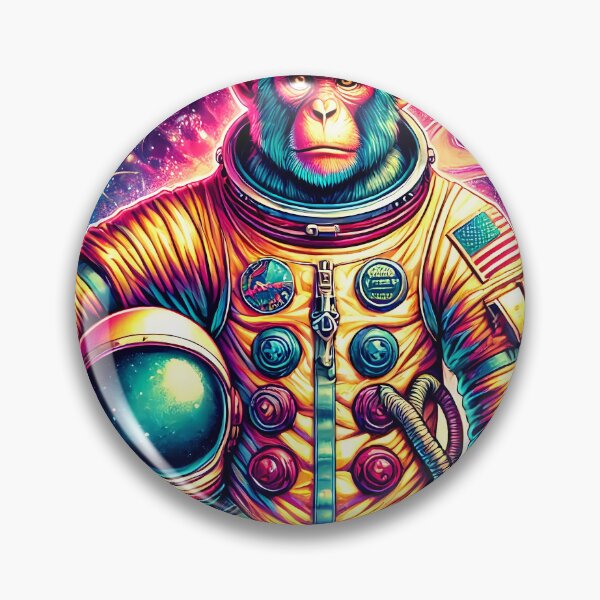Item preview, Monkey in Astronaut Suit designed and sold by unrealartwork.