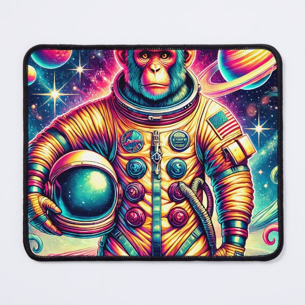 Item preview, Monkey in Astronaut Suit designed and sold by unrealartwork.