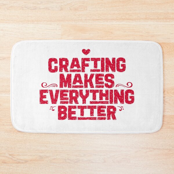 Item preview, "Crafting Makes Everything Better: DIY, Handmade Fun for Craft Addicts" designed and sold by artworkathome.