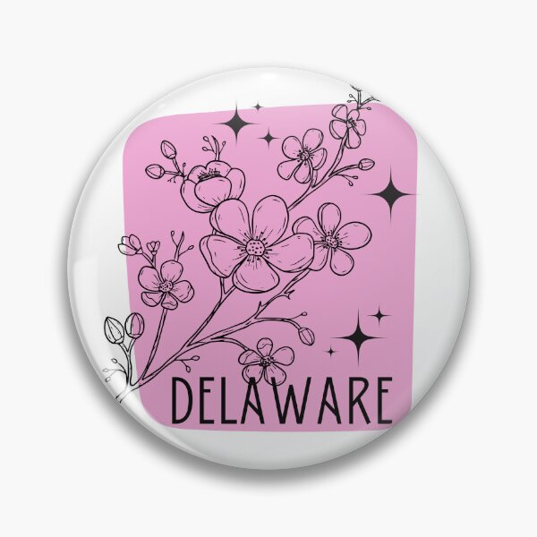 Item preview, Delaware State Flower Peach Blossom Classic T-shirt Sticker designed and sold by ThinkNature!.