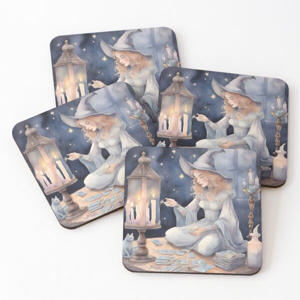 Item preview, White Witch Practicing Magic designed and sold by Shopatmarlow.