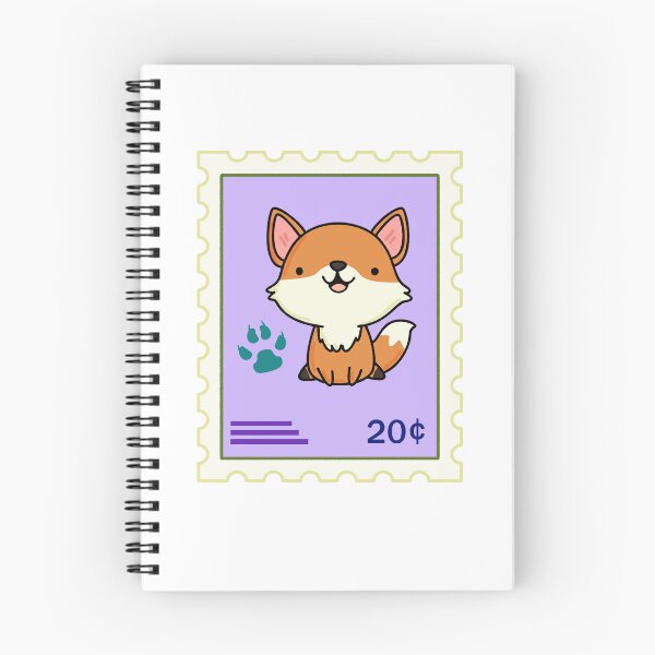 Item preview, Kawaii Fox Stamp designed and sold by kawaiilife.