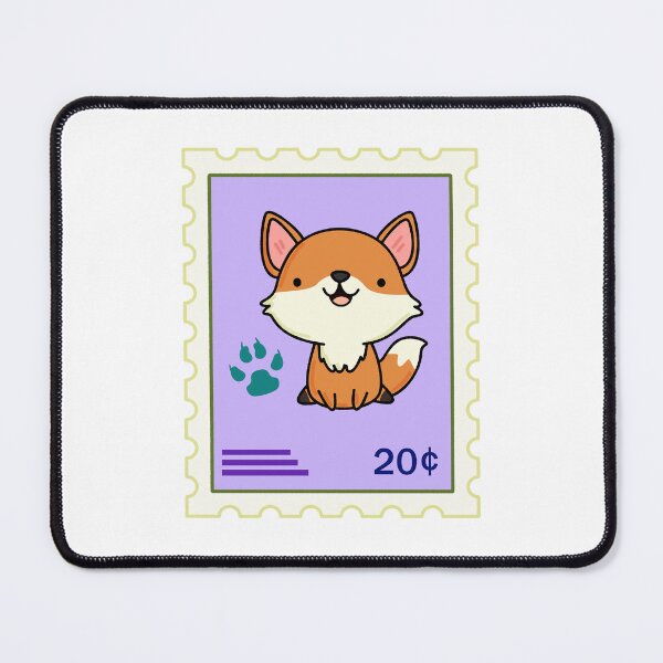 Item preview, Kawaii Fox Stamp designed and sold by kawaiilife.