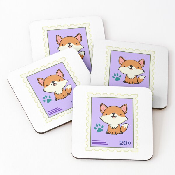 Artikelvorschau, Kawaii Fuchs Stempel entworfen und verkauft von kawaiilife.