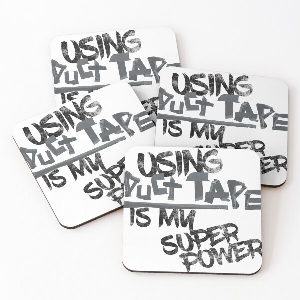 Item preview, Using Duct Tape Is My Super Power 2.0 Logo designed and sold by CenturyComics.