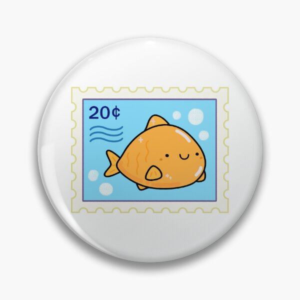 Item preview, Kawaii Fish Stamp designed and sold by kawaiilife.