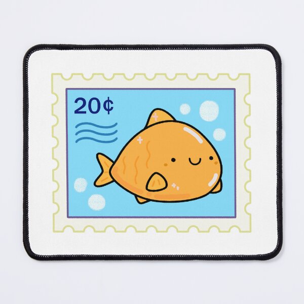 Item preview, Kawaii Fish Stamp designed and sold by kawaiilife.