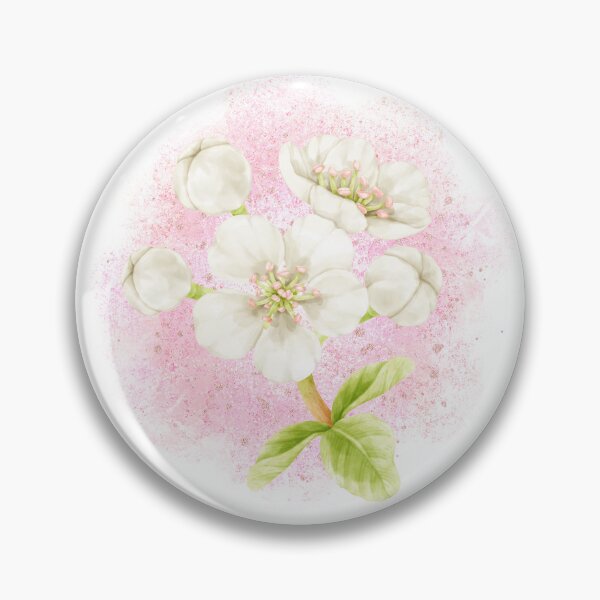 Item preview, Delaware State Flower Peach Blossom Classic T-shirt Sticker designed and sold by ThinkNature!.