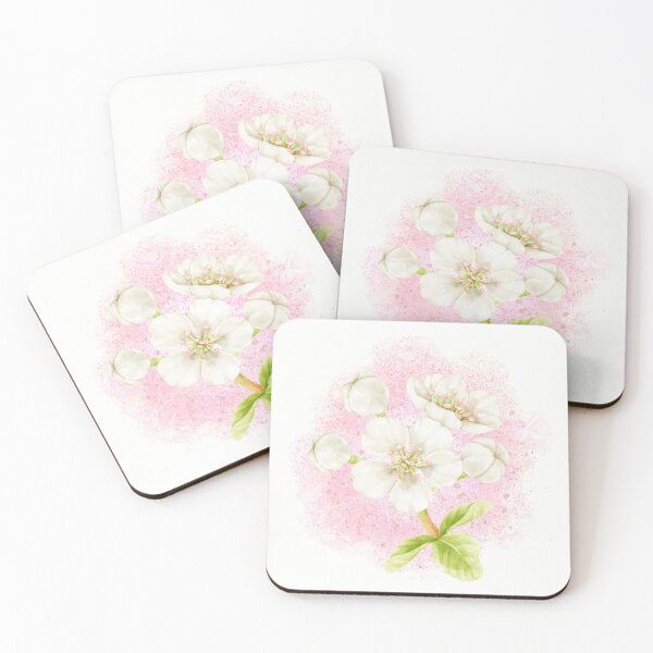 Item preview, Delaware State Flower Peach Blossom Classic T-shirt Sticker designed and sold by ThinkNature!.