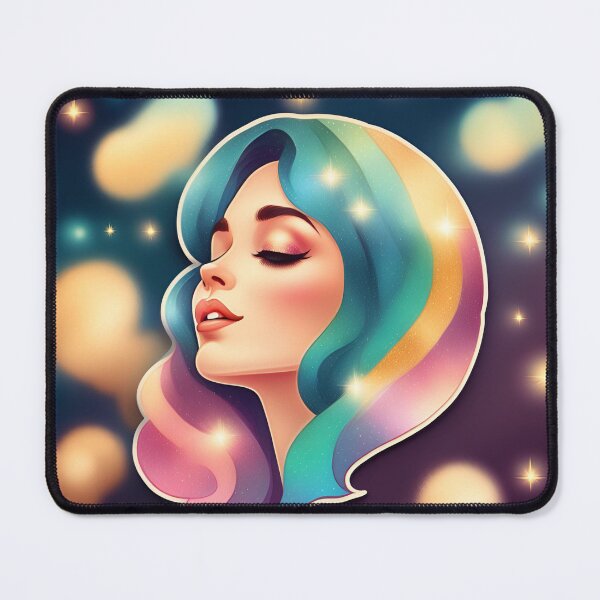 Item preview, Rainbow Haired Girl designed and sold by PerfectGift4U.