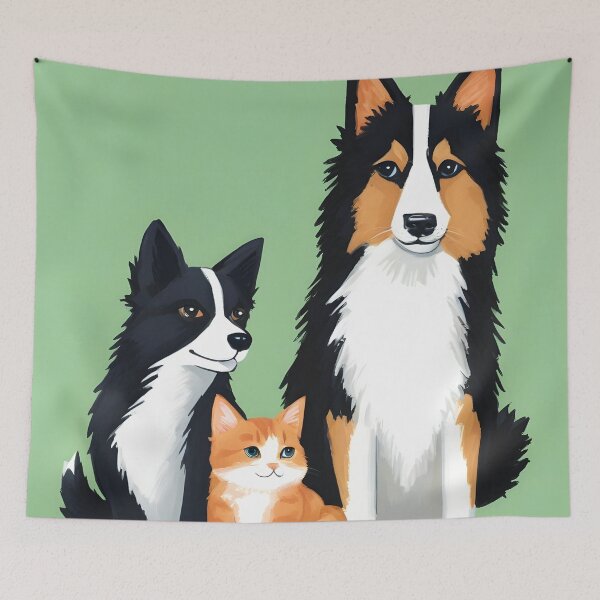 Item preview, cat and dogs designed and sold by aliraweb.