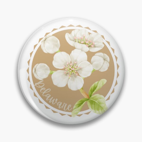 Item preview, Delaware State Flower Peach Blossom Classic T-shirt Sticker designed and sold by ThinkNature!.