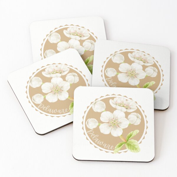 Item preview, Delaware State Flower Peach Blossom Classic T-shirt Sticker designed and sold by ThinkNature!.